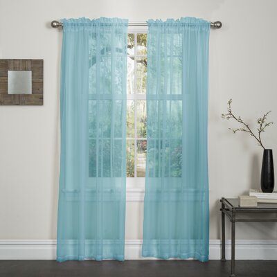 Kashi Home Lisa Sheer Single Curtain Panel & Reviews | Wayfair