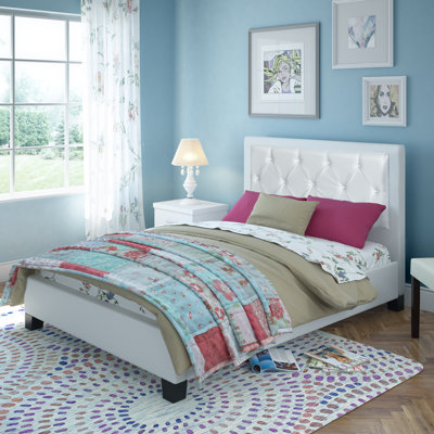 CorLiving San Antonio Upholstered Platform Bed