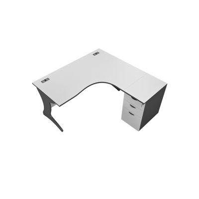 CorLiving Workspace Executive Desk Set..