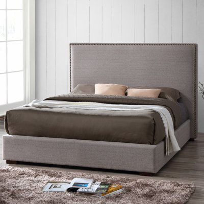 Omax Decor Benjamin Upholstered Platform Bed