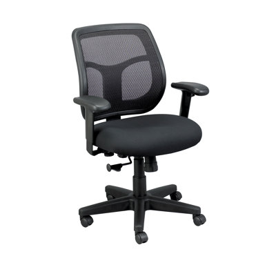 Eurotech Seating Apollo Mid-Back Mesh Swivel Office Chair