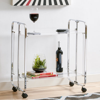 Zipcode™ Design Stacey Acrylic Bar Cart