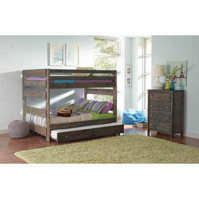 Wildon Home ® Wrangle Hill Youth Full Bunk Bed