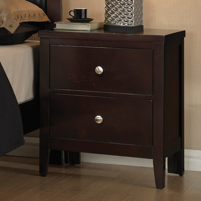 Wildon Home ® Carlton 2 Drawer Nightstand