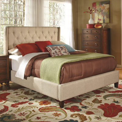 Wildon Home ® King Upholstered Panel Bed
