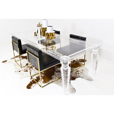 ModShop Palm Beach Dining Lucite Dining Table