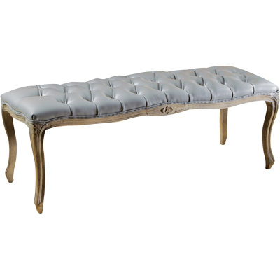 Home Loft Concepts Connor Leather Entryway Bench