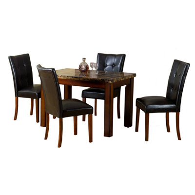Hazelwood Home 5 Piece Dining Set