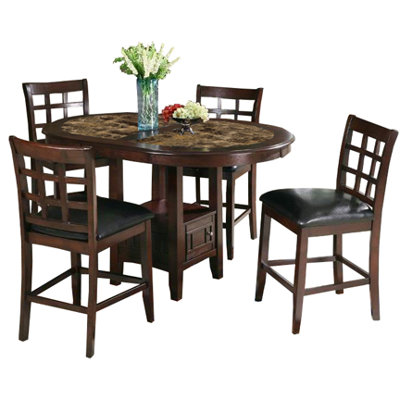 Hazelwood Home Charleston 5 Piece Dining Set