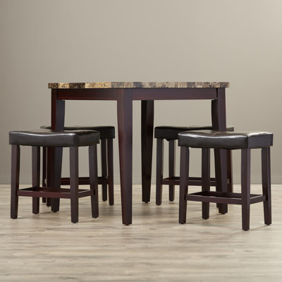 Andover Mills Arline 5 Piece Pub Table Set