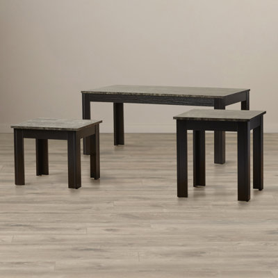 Charlton Home 3 Piece Coffee Table Set