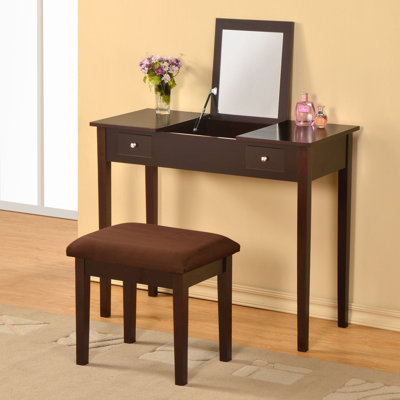 Andover Mills Healey Vanity Set with Mirror