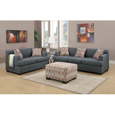 Andover Mills Corporate Sofa and Loveseat Set