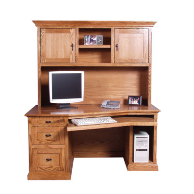 Forest Designs Angled Computer Desk