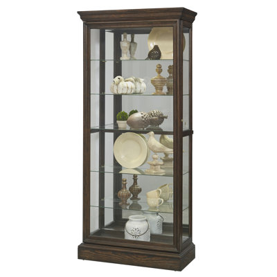 Rosalind Wheeler Redbridge Corner Curio Cabinet