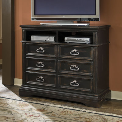 Rosalind Wheeler Nimmons 6 Drawer Media Chest