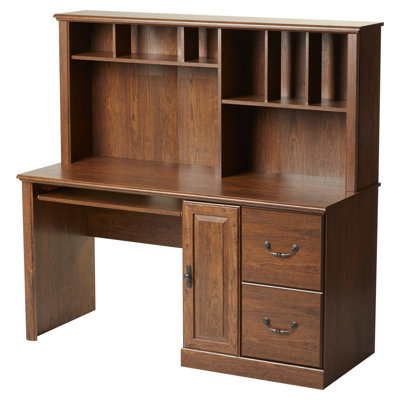 Three Posts Leith Computer Desk with Hutch