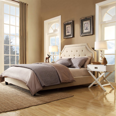 Three Posts Haysville Upholstered Platform Bed