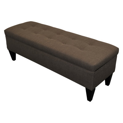 Three Posts Tusarora Upholstered Storage Bench