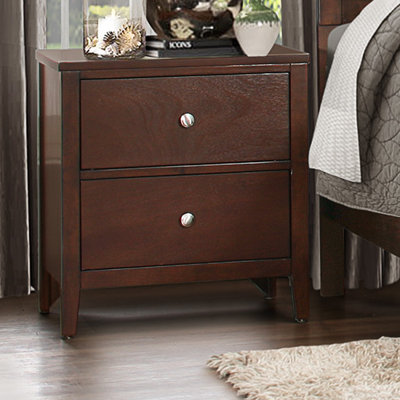 Homelegance Cullen 2 Drawer Nightstand