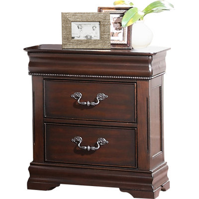 Astoria Grand Boltongate 2 Drawer Nightstand