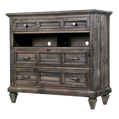 August Grove Delpha 3 Drawer Media Chest