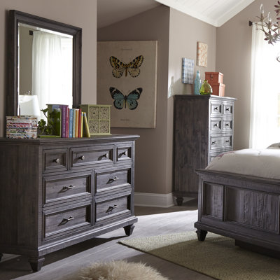 August Grove Delpha 7 Drawer Double Dresser
