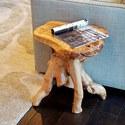 Welland LLC Root Wood Stand End Table