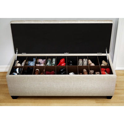 The Sole Secret Upholstered Storage Bedroom Bench