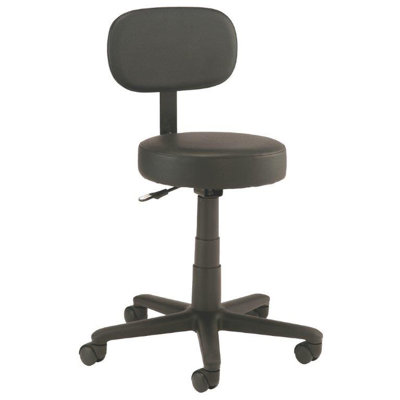 Nexel Height Adjustable Comfort Stool with Backrest