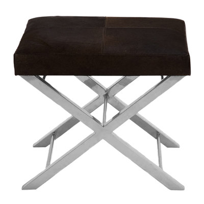 EC World Imports Urban Designs Leather Counter Stool Ottoman