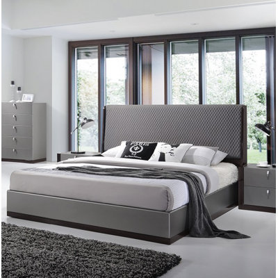 J&M Furniture Sorrento Upholstered Platform Bed