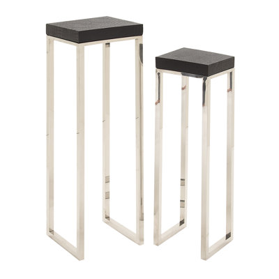 Cole & Grey 2 Piece Nesting Table Set