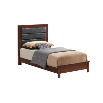 Glory Furniture Aries Upholstered Panel Bed