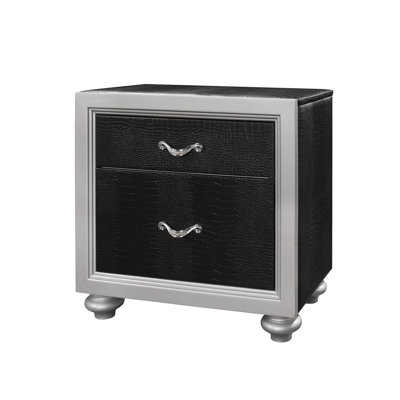 Glory Furniture Leon 2 Drawer Nightstand