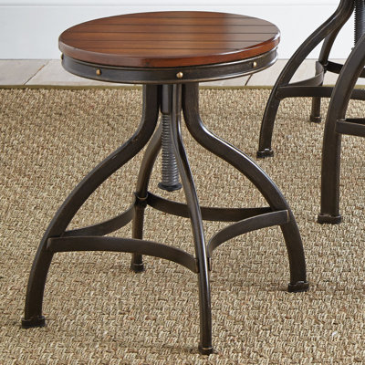 Mercury Row Adjustable Height Bar Stool (Set of 2)