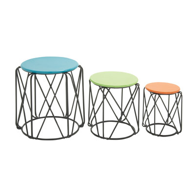 Mercury Row Loni 3 Piece Nesting Table