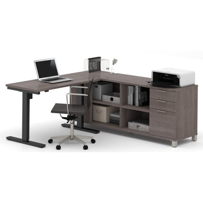 Mercury Row Ariana L-Shape Desk Office Suite