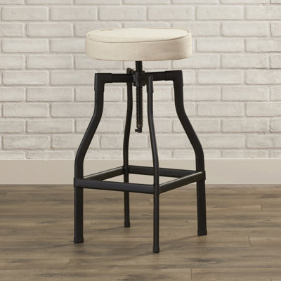 Mercury Row Aaden Adjustable Height Swivel Bar S..