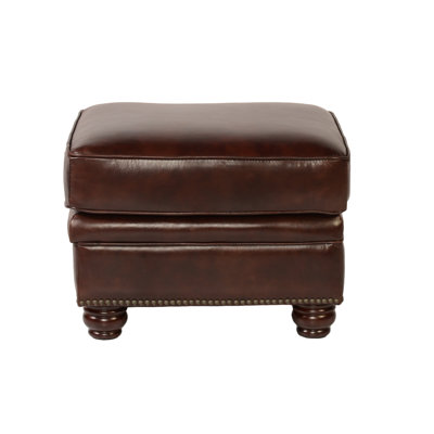 Lazzaro Leather Appalachian Ottoman