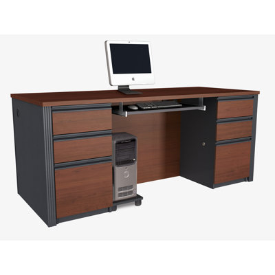 Red Barrel Studio Bormann Standard Desk Office Suite