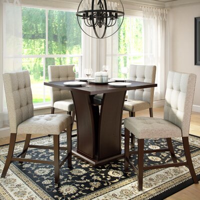Troyer 5 Piece Counter Height Dining Set