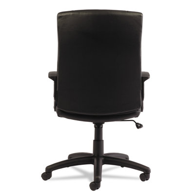 Alera? YR Series High-Back Leather Executive Swivel/Tilt Office Chair