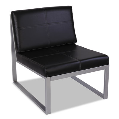 Alera® Reception Leather Lounge Series Side Chair