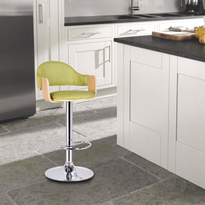 Adeco Trading Adjustable Height Swivel Bar Stool