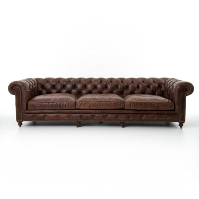 Design Tree Home Larkin Conrad Leather Sofa