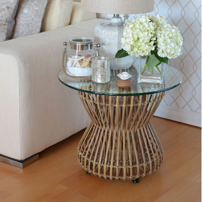 Kouboo Ocho Rattan End Table