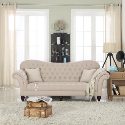 Madison Home USA Classic Tufted Victorian Sofa