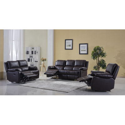 Madison Home USA REC11 PU 3S Classic Living Room Collection