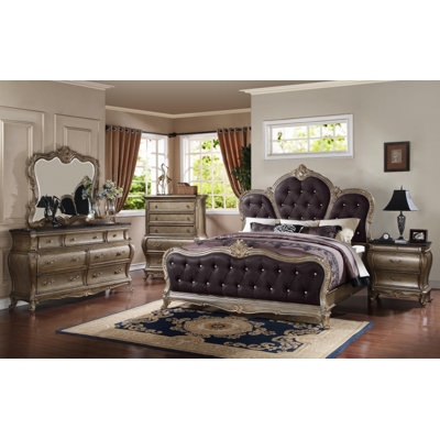 Meridian Furniture USA Roma Panel Customizable B..